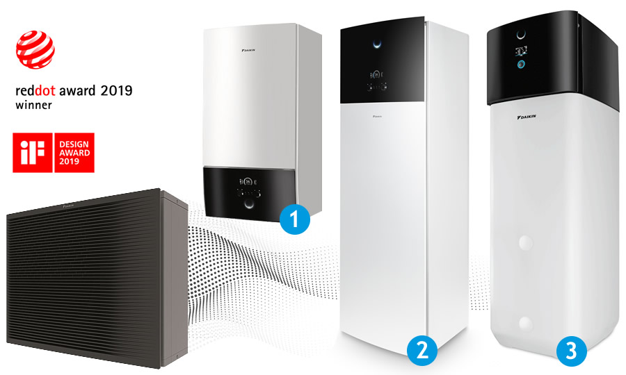 Izvedbe toplotne črpalke Daikin Altherma 3 H HT