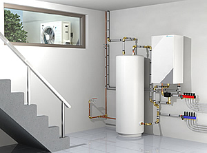 Toplotna črpalka Daikin - namestitev notranje enote toplotna črpalka zrak - voda